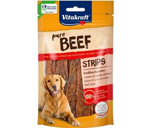 Snack para perros Vitakraft Pure Beef Strips Carne de res 80 g