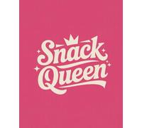 Snack Queen: Composition Notebook: College Ruled | 120 Pages | 7.5x9.25 inches | Funny Lined Journal for Women, Students & Work | Trendy Notebook Gift