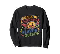 Snack-Sized Hero on a Flavor Quest Cute Taco Sudadera