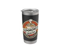 Snack Summoner Funny Conjured Meal Saying Vaso térmico de acero inoxidable de doble pared