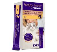 Snack tranquilizante de pollo para gato - Happy Snack Feliway - Cantidad: 24 unidades