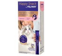 Snack tranquilizante de salmón para gato - Happy Snack Feliway - Cantidad: 24 unidades