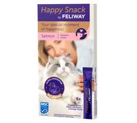 Snack tranquilizante de salmón para gato - Happy Snack Feliway - Cantidad: 6 unidades
