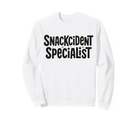 Snackcident Juego de Palabras con Comida Divertida Sudadera