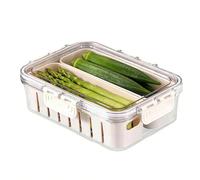Snackle Box Container, Snack Box Charcuterie Container For Portable Snack Platters, Divided Serving Tray With Lid And Handle, Divided Serving Tray For Pantry Work Picnic Camping Travel Office School