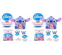 Snackles Disney Peluche de 13 cm por ZURU - Muñeco de Mini Ultra Suave con Accesorio de Snack, Tierno Coleccionable para Niños, Preadolescentes y Fans de Disney a Partir de 3 años (Paquete de 2)