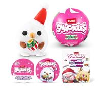 Snackles Navidad pequeño Esponjoso y tierno Peluche de Consuelo de 11.5 cm con Accesorio de Marcas de Snacks registradas (Random Assortment)