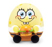 Snackles Peluche de 13 cm de Personaje Bob Esponja de ZURU, Peluche con Accesorio de Snacks