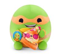 Snackles Peluche de 20 cm Edición San Valentín de ZURU, Adorable Peluche achuchable de 20 cm con temática de San Valentín y Accesorio de tentempié de San Valentín.(Michelangelo)