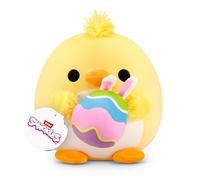 Snackles Peluche de 20 cm Edición Semana Santa de ZURU, Adorable Peluche achuchable de 20 cm con temática de Semana Santa y Accesorio de tentempié de Semana Santa.(Ash)