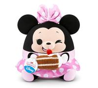 Snackles Peluche de 35 cm de Personaje Disney de ZURU, Peluche con Accesorio de Snacks (Minnie)