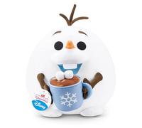 Snackles Peluche de 35 cm de Personaje Disney de ZURU, Peluche con Accesorio de Snacks (Olaf)