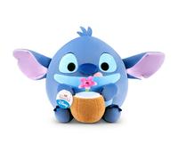 Snackles Peluche de 35 cm de Personaje Disney de ZURU, Peluche con Accesorio de Snacks (Stitch)