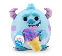 Snackles Peluche de 35 cm de Personaje Disney de ZURU (Sulley), Peluche con Accesorio de Snacks