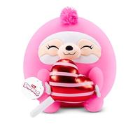 Snackles Peluche de 35 cm Edición San Valentín de ZURU, Adorable Peluche achuchable de 20 cm con temática de San Valentín y Accesorio de tentempié de San Valentín.(Luna)