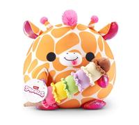 Snackles Peluche de 35 cm Serie 1 de ZURU, Peluche con Accesorio de Snacks (Lola)