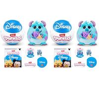 Snackles Personaje Disney Peluche de 5 Pulgadas de ZURU, Peluche con Accesorio Snack (Surtido Aleatorio) (Paquete de 2)