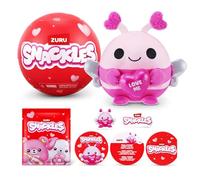 Snackles San Valentín Peluche 5" de ZURU: Mini Peluche Ultra-Suave con Accesorio Dulce temático, Ideal para coleccionar o Regalar a niños y Adolescentes.
