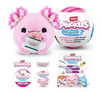 Snackles Serie 2 de 13 cm Snackle de ZURU muñeco blandito y achuchable de Peluche 13 cm con Accesorio de Snack de Marca
