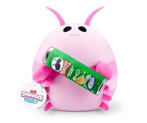 Snackles Serie 2 de 20 cm Snackle de ZURU muñeco blandito y achuchable de Peluche 20 cm con Accesorio de Snack de Marca, Pink Shrimp (Pringles, Sour Cream & Onion)