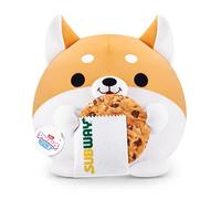 Snackles Serie 2 de 40 cm (Shaun) de ZURU muñeco blandito y achuchable de Peluche de 40 cm con Accesorio de Snack de Marca con Licencia