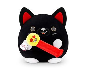 Snackles Series 1 Wave 2 Black Cat (PEZ) Surprise Medium Ultra Soft Plush 35 cm Collectible with Real Brands