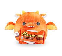 Snackles Series 1 Wave 2 Dragon (Reese's) - Surprise Medium Ultra Soft Plush, 35 cm, Collectible with Real Brands
