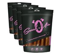 SnackOMio - Snack Premium para Perros - Barrita masticable crujiente con Filete de pechuga de Pollo, sin Cereales, 1 Pack (1 x 70g) (Paquete de 4)