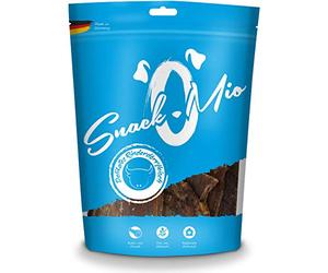 SnackOMio - Snack Premium para Perros - Deliciosa cecina de Buey, sin Cereales, 1 Pack (1 x 300g)