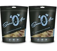 SnackOMio - Snack Premium para Perros - Orejas de Conejo crujientes con Filete de pechuga de Pollo, sin Cereales, 1 Pack (1 x 70g) (Paquete de 2)
