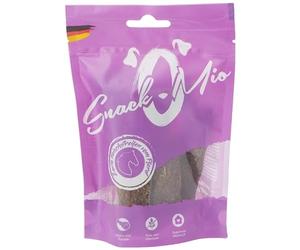 SnackOMio - Snack premium para perros - tiernas tiras de carne de caballo, sin cereales, 1 pack (1 x 125g)