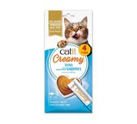 Snacks cremosos para gatos Catit Creamy - 4 Tubos Atún y Sardina, 4x10g