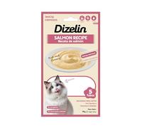 Snacks Cremosos para Gatos Puré Golosinas Blandas con Taurina y Vitaminas sin Conservantes Aperitivos Naturales Altamente Palatables Snack Húmedo Bajo Grasa sin Azúcares Añadidos (50X15G, Salmón)