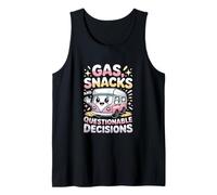 Snacks De Gas Y Decisiones Cuestionables Shiba Camper Camiseta sin Mangas