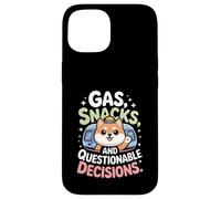 Snacks De Gas Y Decisiones Cuestionables Shiba Camper Carcasa para iPhone 15