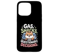 Snacks De Gas Y Decisiones Cuestionables Shiba Camper Carcasa para iPhone 15 Pro MAX