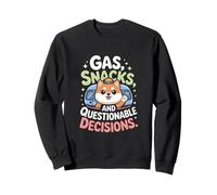 Snacks De Gas Y Decisiones Cuestionables Shiba Camper Sudadera