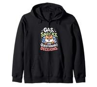 Snacks De Gas Y Decisiones Cuestionables Shiba Camper Sudadera con Capucha