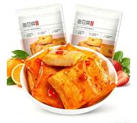 Snacks de tofu y pescado picantes 185 g × 2 bolsas | Q Tiernos Bocaditos Sabor A Mariscos Marinados