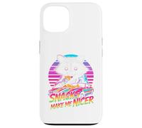 Snacks Make Me Nicer Funny 80s 90s Raccoon Retro Meme Animal Carcasa para iPhone 13