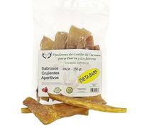 Snacks Naturales para Perros, 250 gr (Tendón de Cuello de Ternera) | Chuches Deshidratadas de Carne Seca