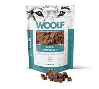 Snacks Naturales para Perros | Dados De Pato Sin Conservantes | Chuches Perros Naturales Woolf - Dog Treats Saludables con Proteínas Y Vitaminas Esenciales | 100g