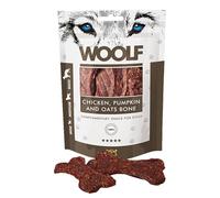 Snacks Naturales para Perros | Huesos De Pollo + Calabaza + Avena Sin Conservantes | Chuches Perros Naturales - Dog Treats Saludables con Antioxidantes Y Fibra | 100g