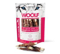 Woolf snack perro duck and rawhide twister 100 gr