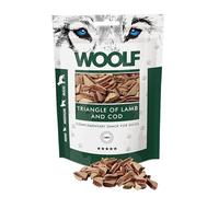 Snacks Naturales para Perros | Triángulos De Cordero + Bacalao Sin Conservantes | Chuches Perros Naturales - Dog Treats Saludables con Omega 3 Y Proteínas | 100g