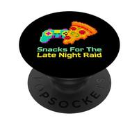 Snacks para el Jugador de incursiones nocturnas PopSockets PopGrip Adhesivo