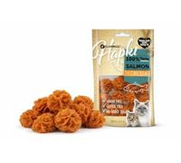Snacks para Gatos - Hapki - pastelitos - salmón y Pollo - 50 g - sin Gluten - sin Cereales