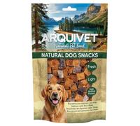 Snacks para Perro (Pack de 12) - Bocaditos de salmón con Piel 100gr, Natural Dog Snacks - Arquivet