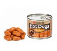 Snacks para Perros - Flamingo Cocktail Mini Salchichas con Pollo - 12 Piezas 120 g - sin azúcar - sin colorantes ni Aromas Artificiales - producido en Europa