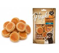 Snacks para Perros - Hapki Chips de Pollo y Pescado - Sin Cereales - 85 g - Flamingo